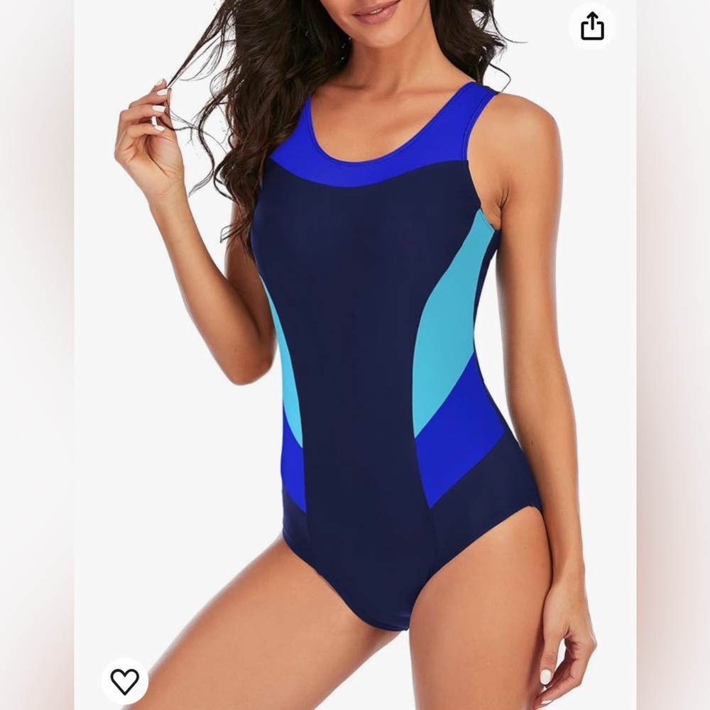 American trends printed one piece swimsuit for women crisscross back slimming
